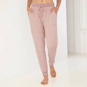 Women's  Striped Beautifully Soft Pajama Pants - Stars Above Pink M